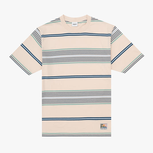 The Mens Calm Stripe T-Shirt Shell from Parlez clothing