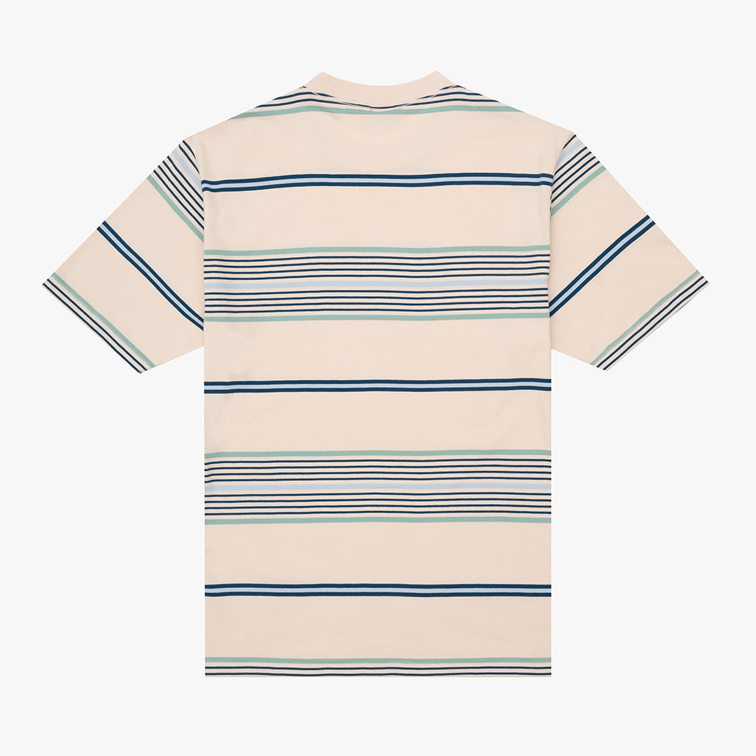 The Mens Calm Stripe T-Shirt Shell from Parlez clothing