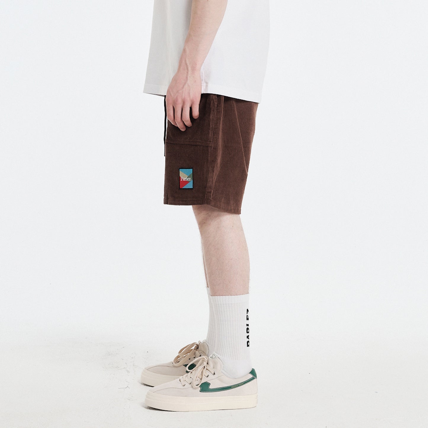 Campbell Cord Shorts Brown