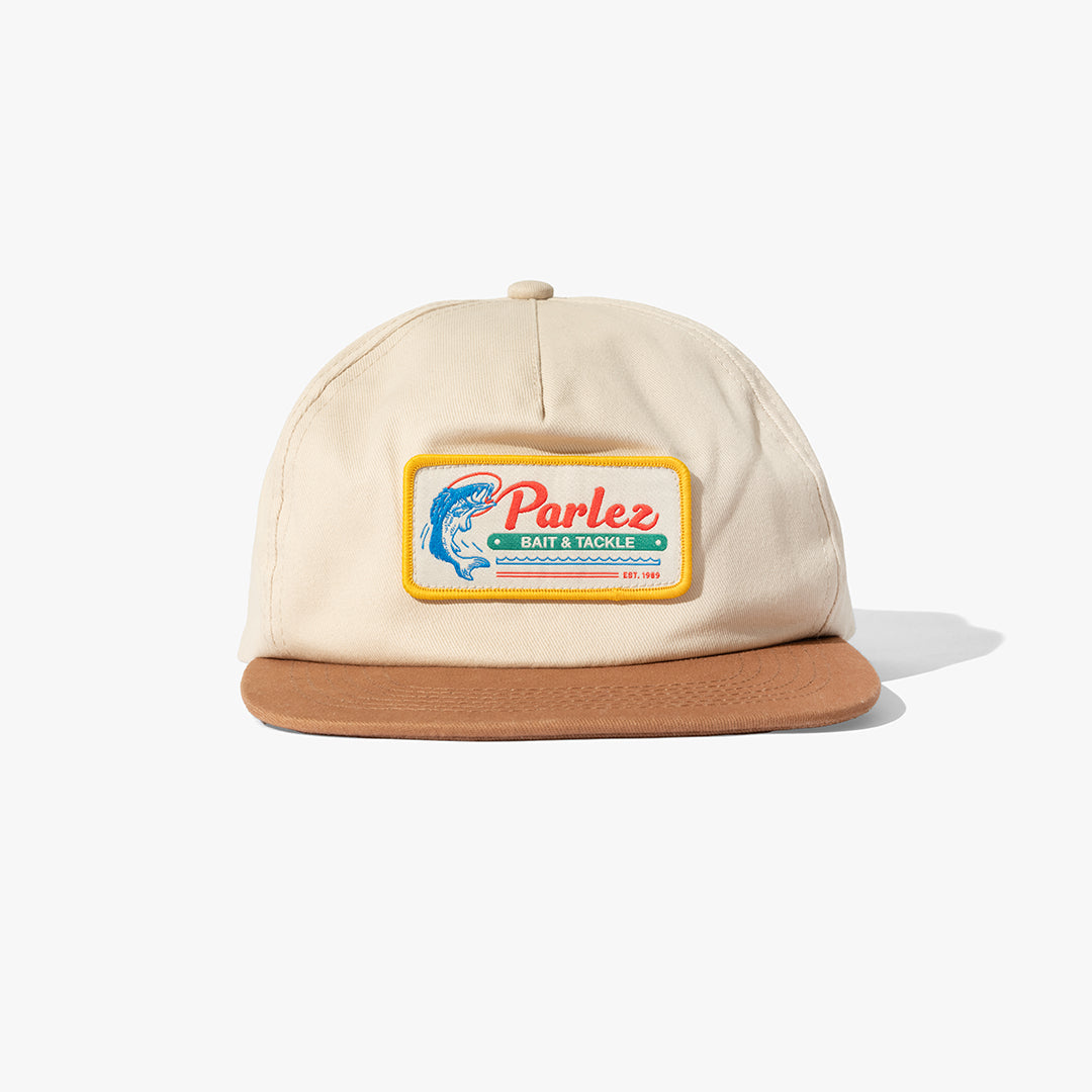 The Mens Tackle 5.5 Panel Cap Shell from Parlez clothing