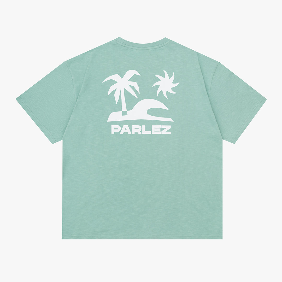 The Mens Cape Oversized T-Shirt Mineral from Parlez clothing