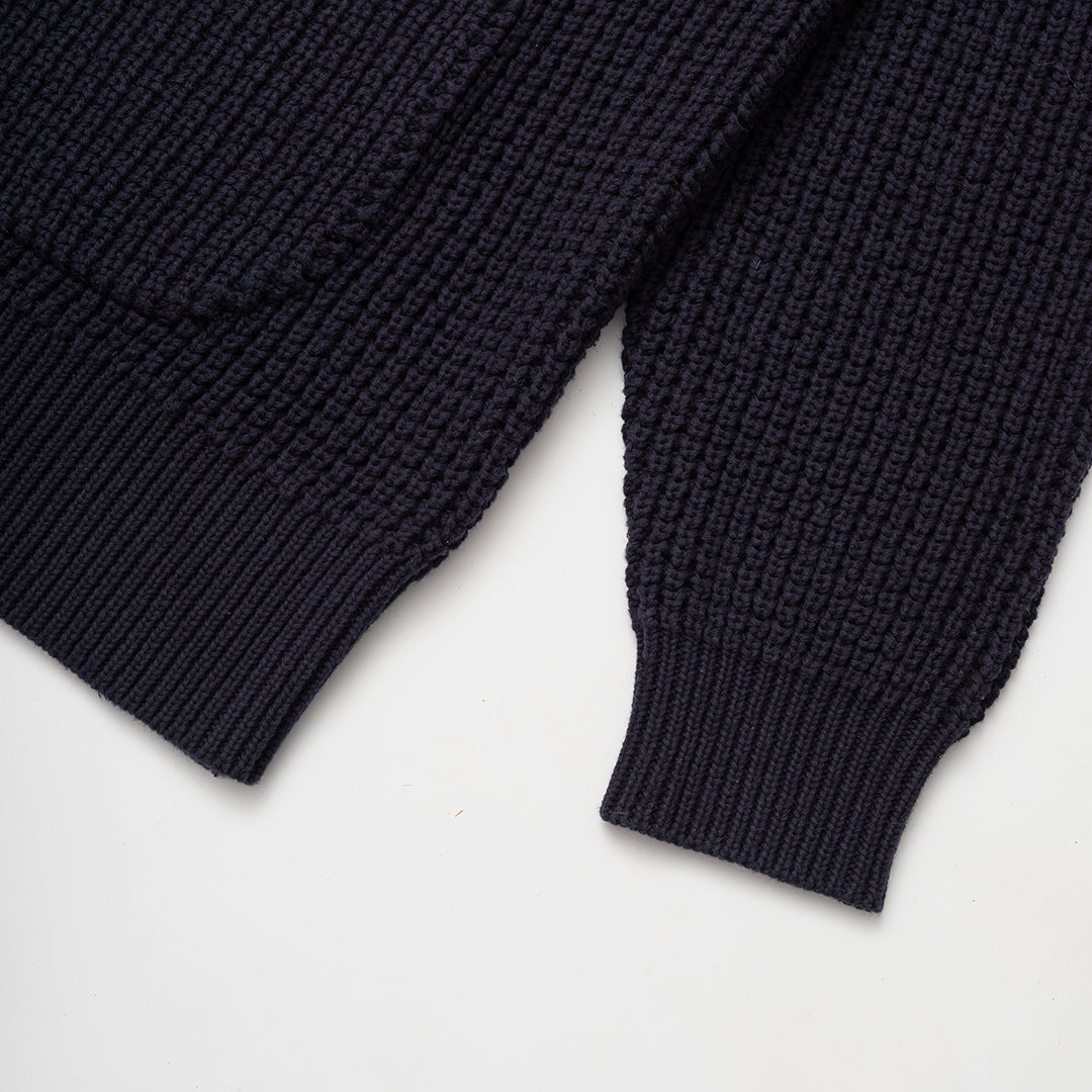 The Mens Clubman Cardigan Midnight from Parlez clothing