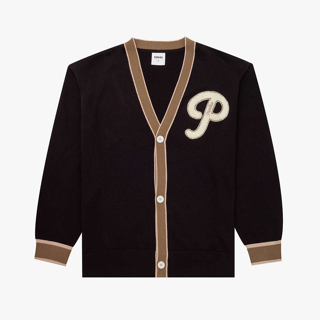 The Mens Letterman Cardy Black from Parlez clothing