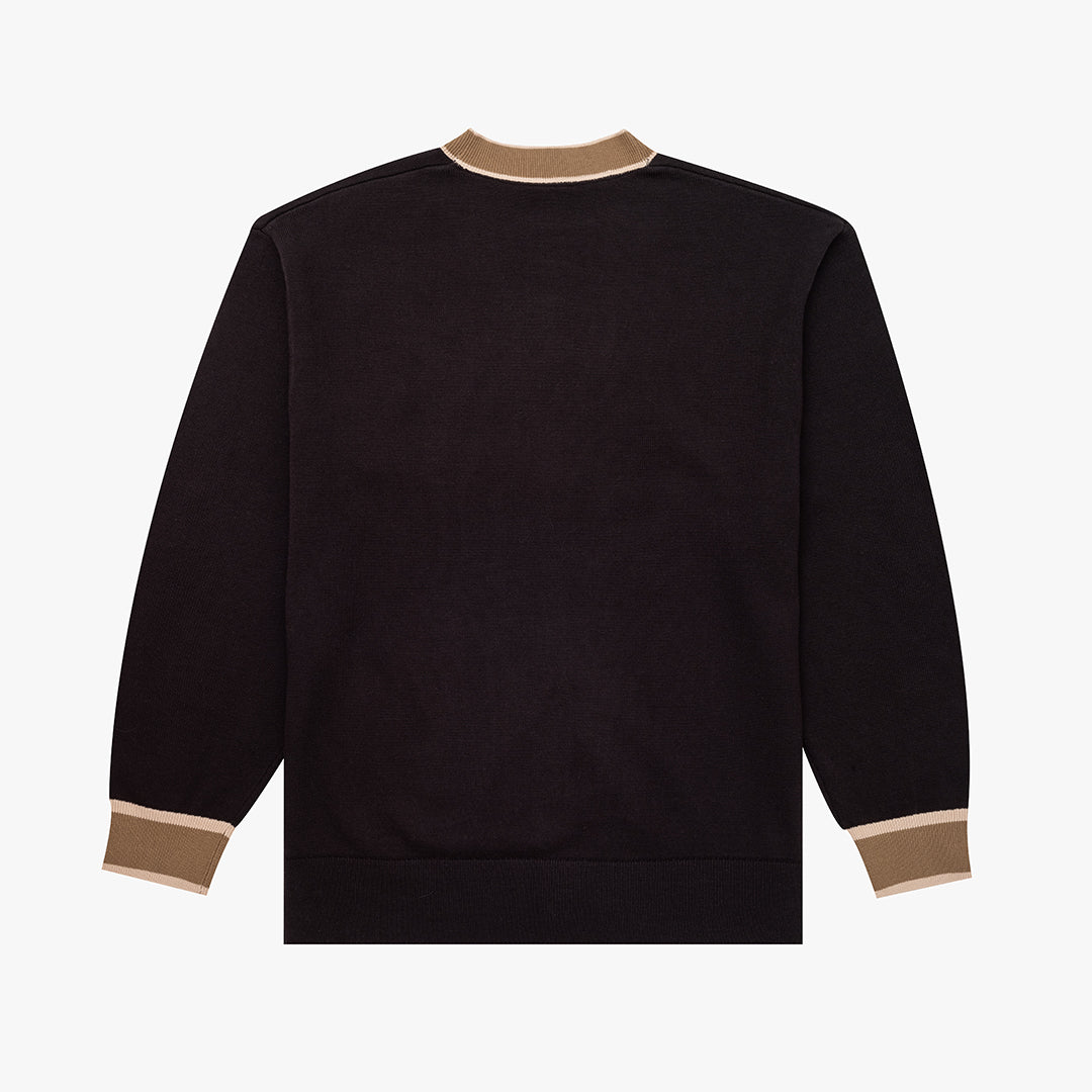 The Mens Letterman Cardy Black from Parlez clothing