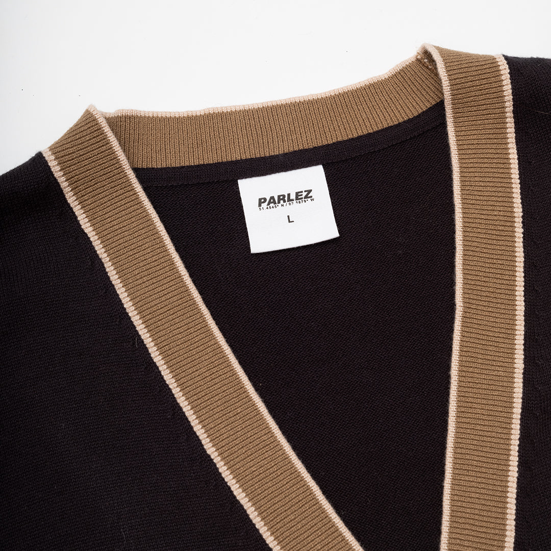 The Mens Letterman Cardy Black from Parlez clothing