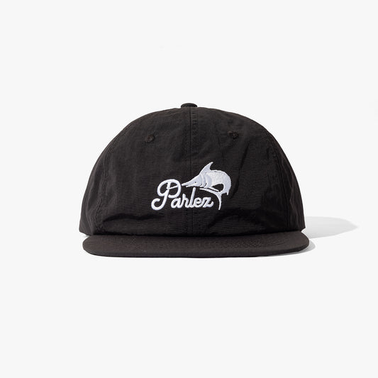 The Mens Catch 6 Panel Cap Black from Parlez clothing