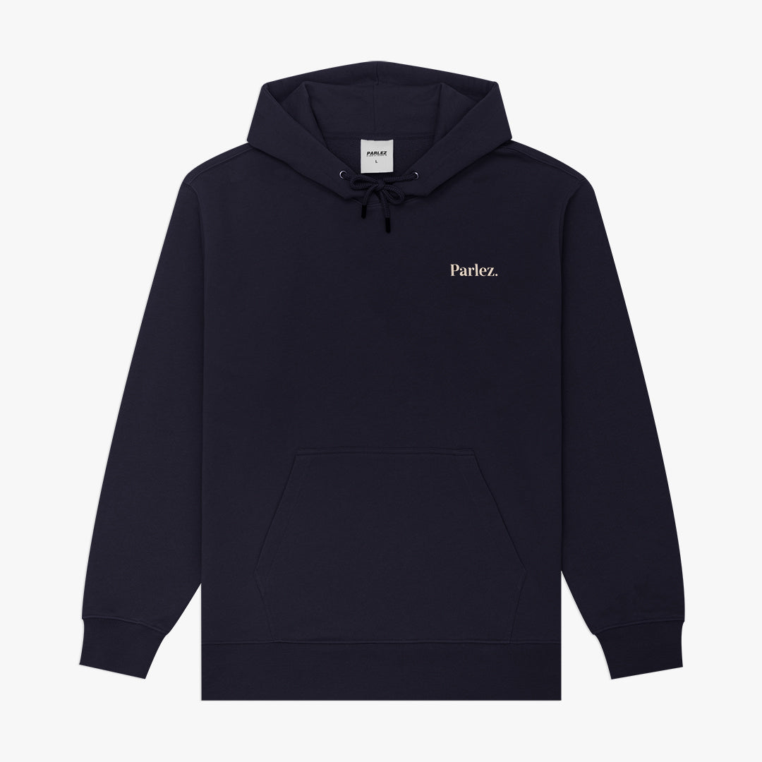 The Mens Chesapeake Hoodie Navy from Parlez clothing