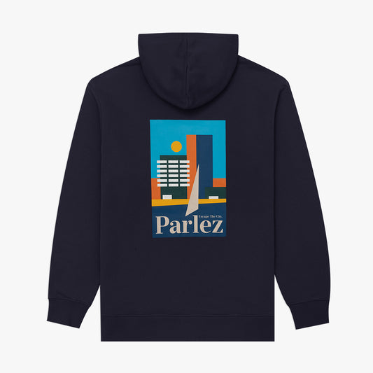 The Mens Chesapeake Hoodie Navy from Parlez clothing