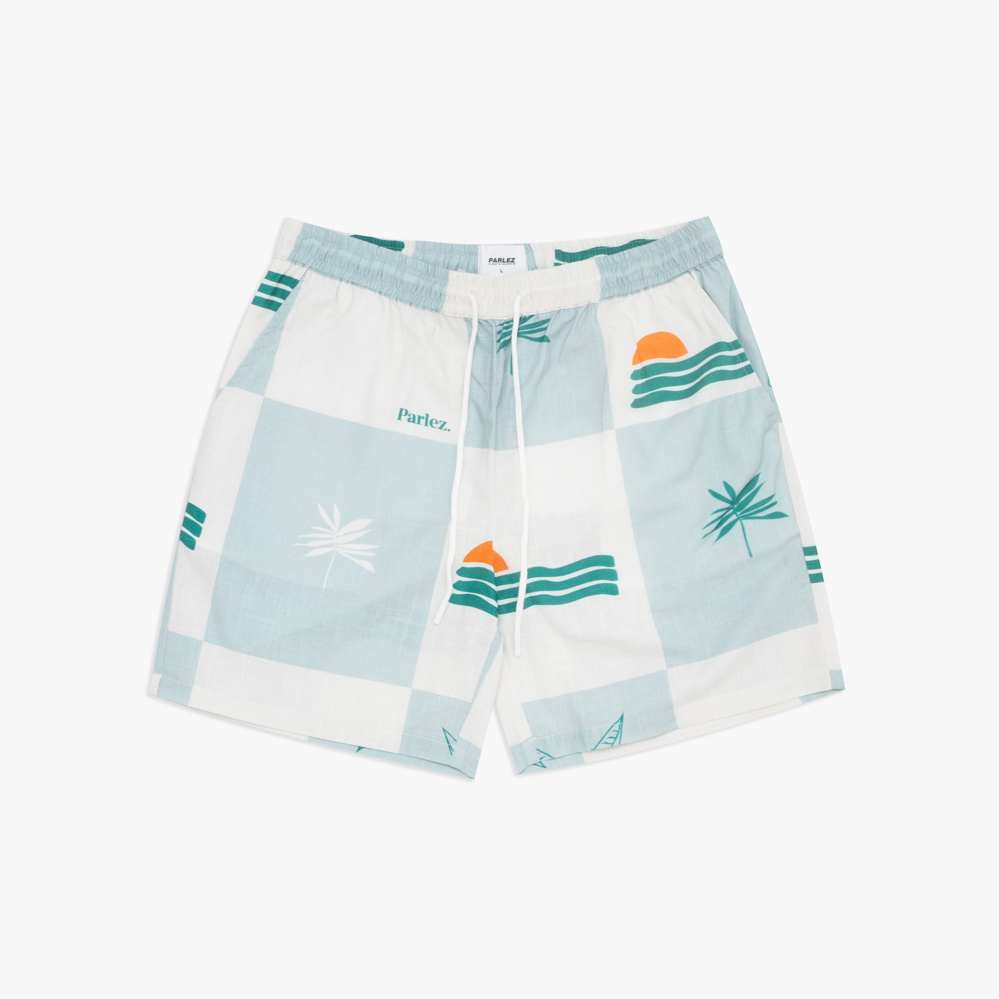 Buy The Parlez Cabo Shorts Sea Mist | Parlez Streetwear – parlez-uk