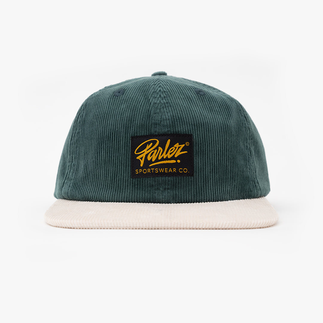 Chester 6 Panel Cap Deep Green