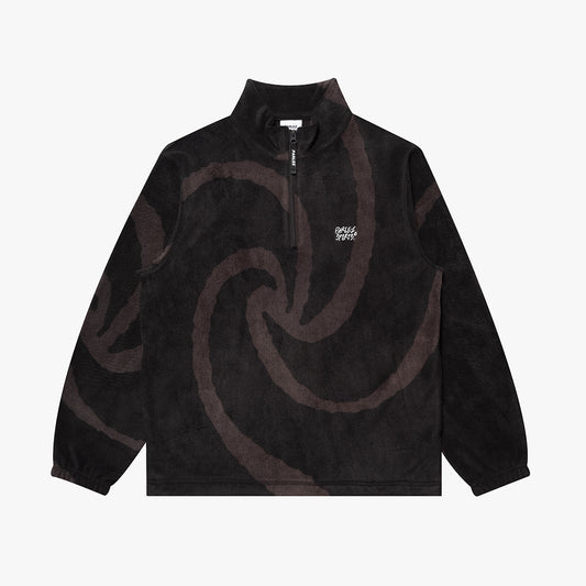 Chevy 1/4 Zip Fleece Mellow Black