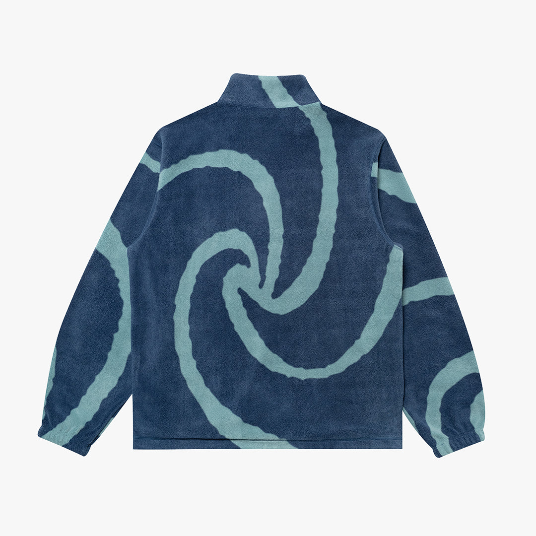 The Mens Chevy 1/4 Zip Fleece Lagoon from Parlez clothing