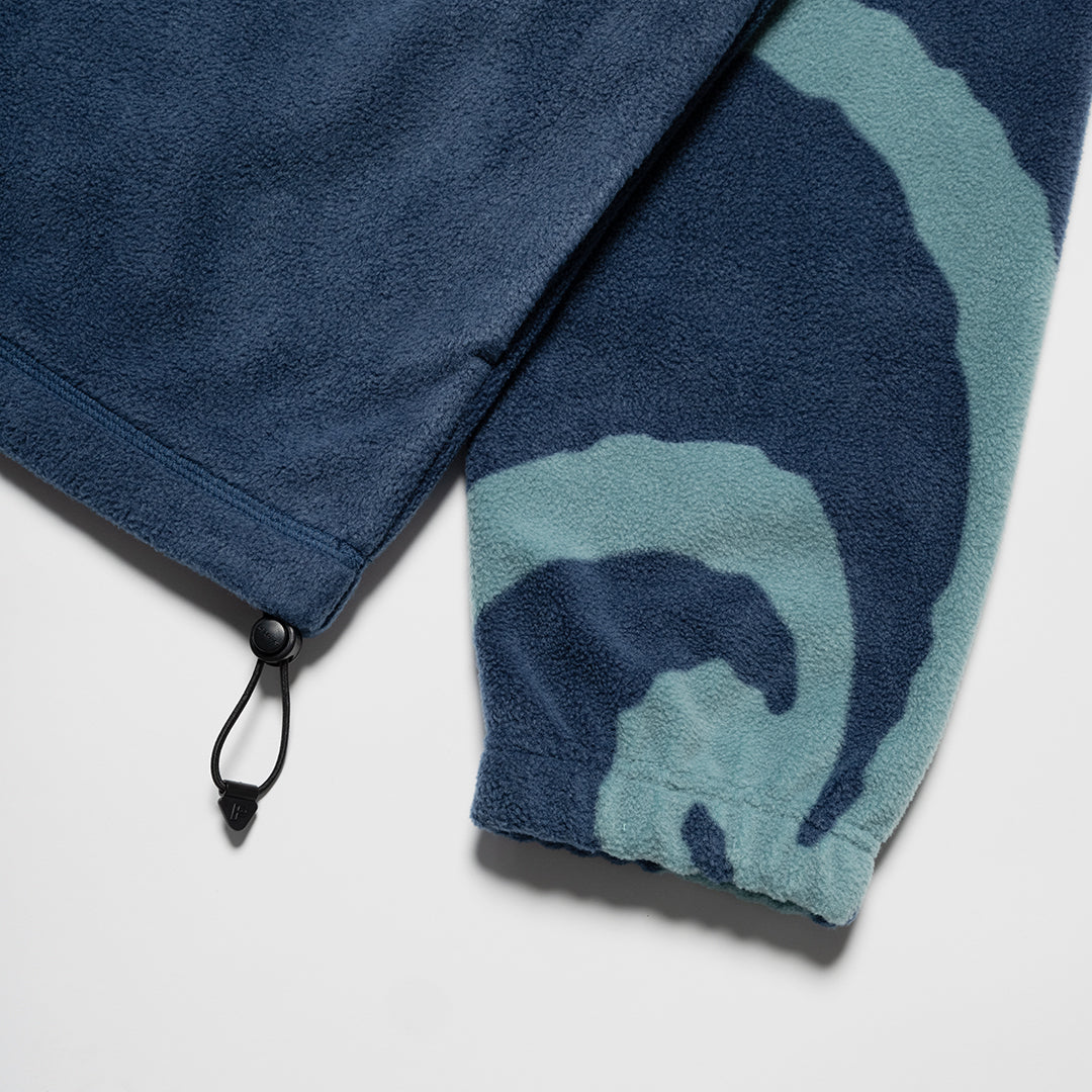 The Mens Chevy 1/4 Zip Fleece Lagoon from Parlez clothing