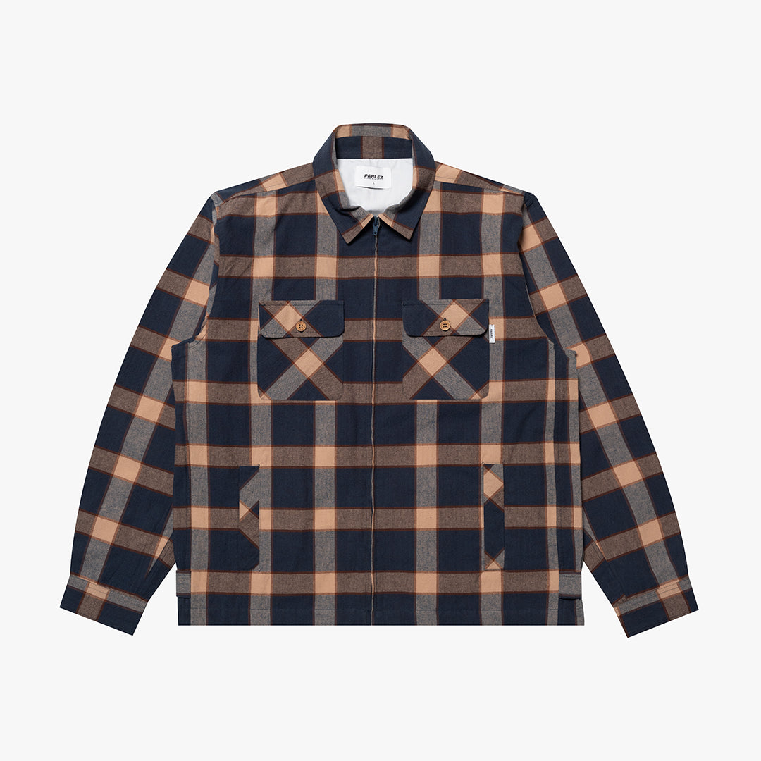 The Mens Chicago Shirt Midnight Check from Parlez clothing