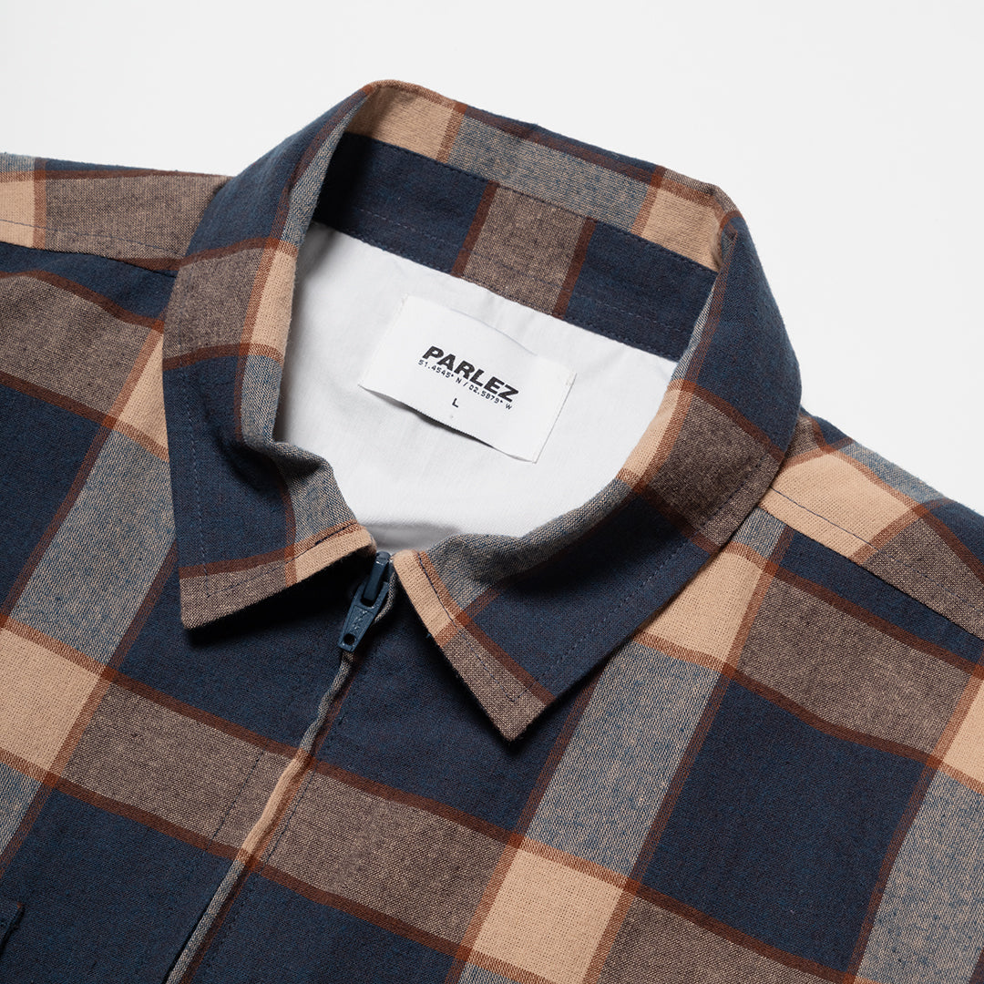 The Mens Chicago Shirt Midnight Check from Parlez clothing
