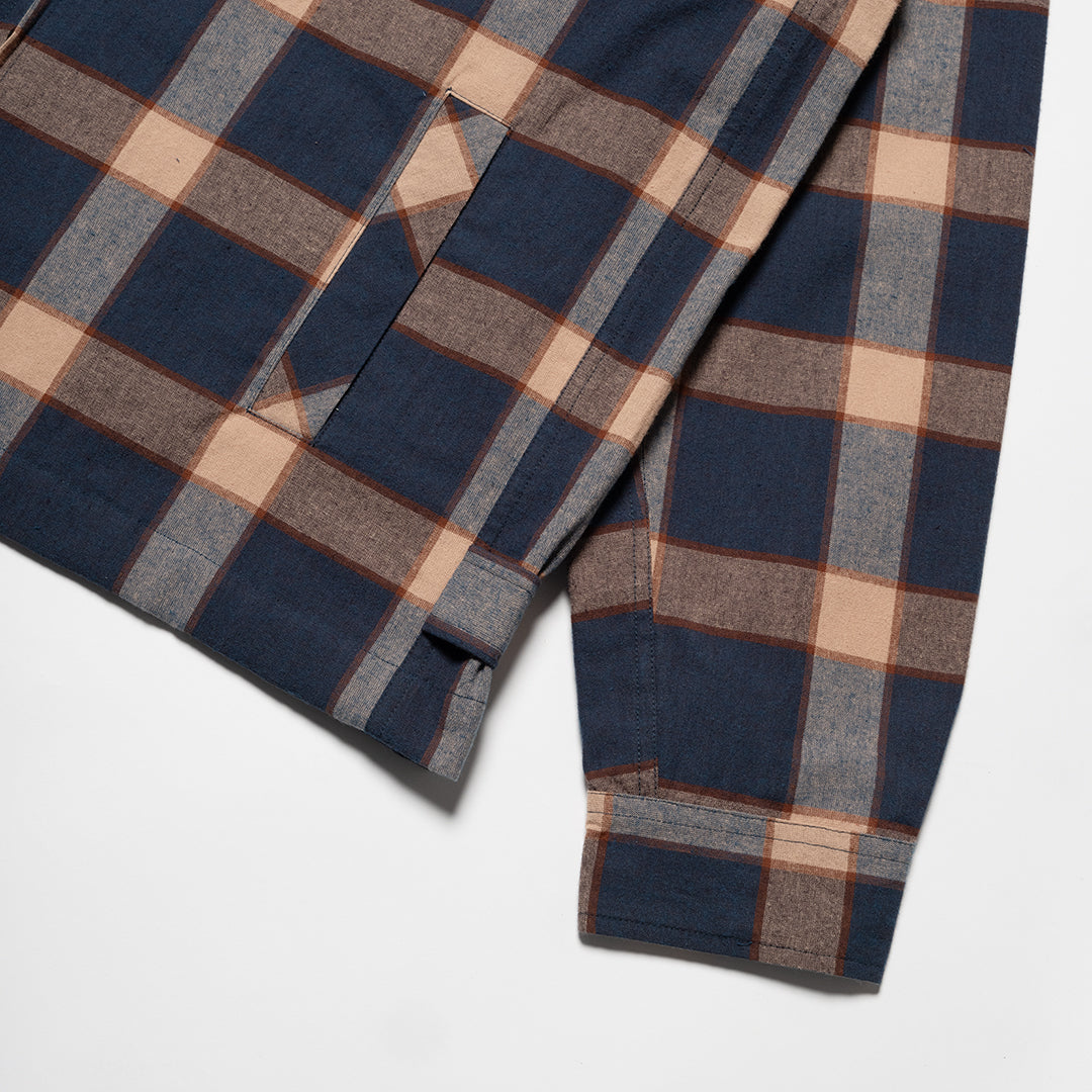 The Mens Chicago Shirt Midnight Check from Parlez clothing
