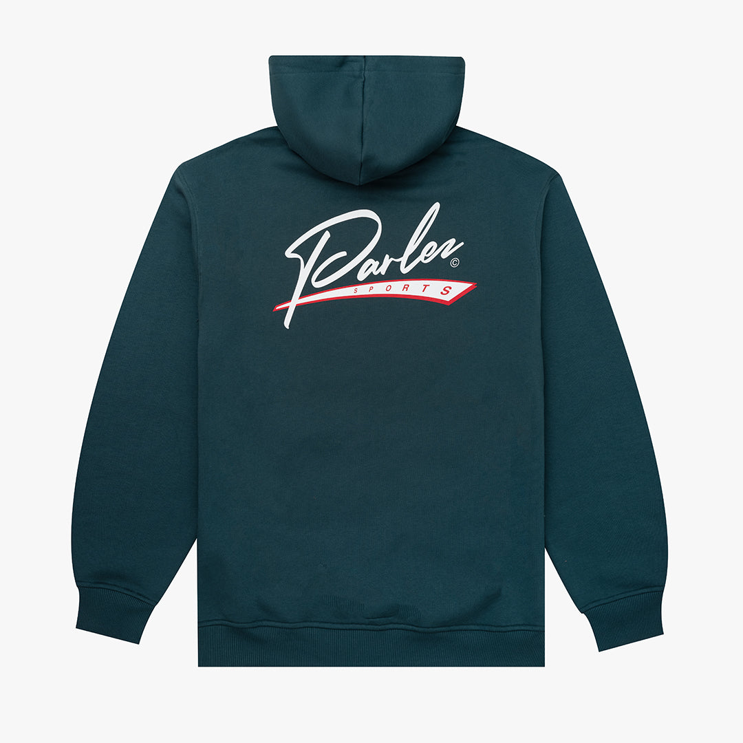 The Mens Chisel Hoodie Petrol from Parlez clothing
