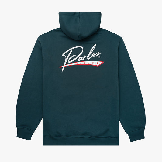 The Mens Chisel Hoodie Petrol from Parlez clothing