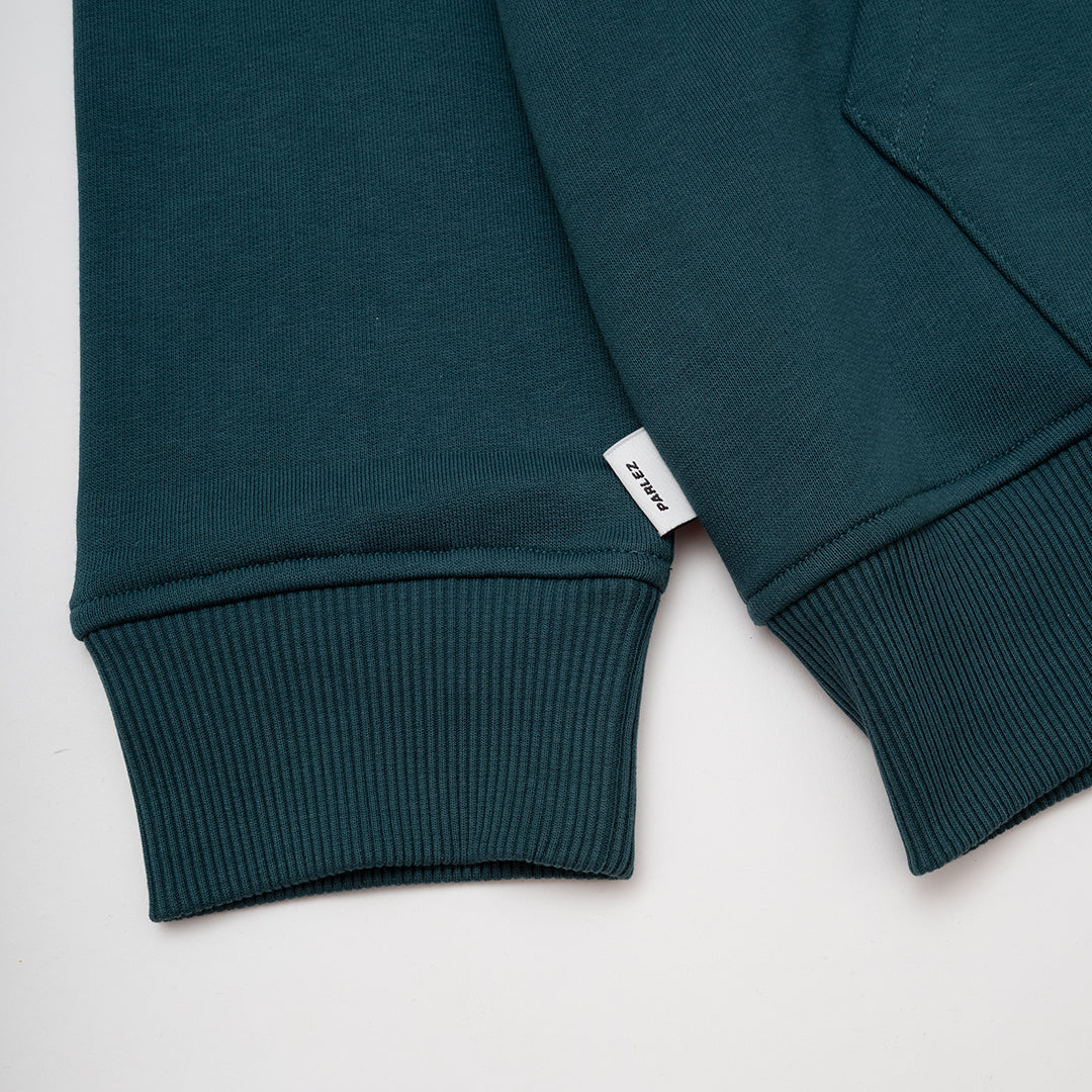 The Mens Chisel Hoodie Petrol from Parlez clothing