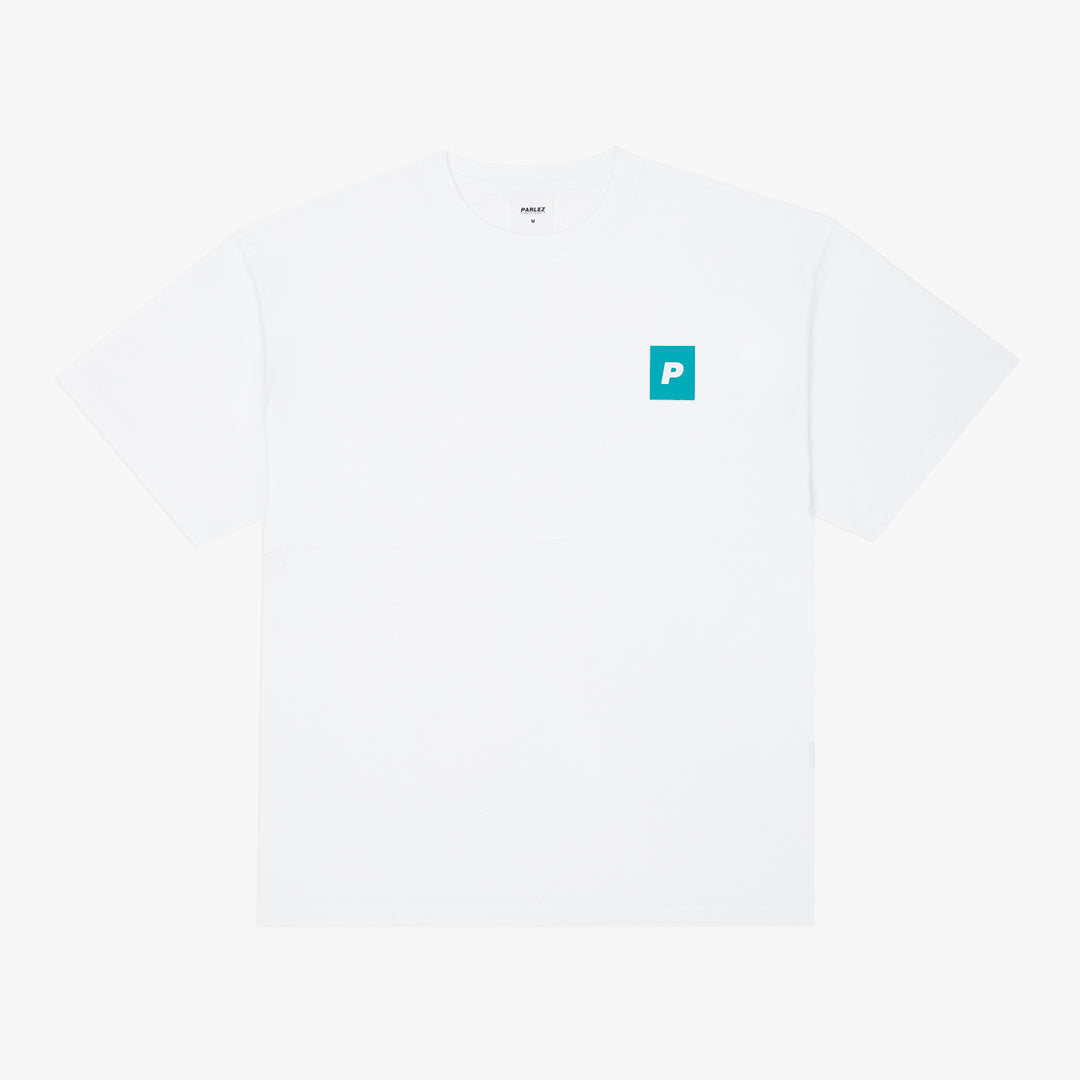 The Mens Clew Oversized T-Shirt White from Parlez clothing