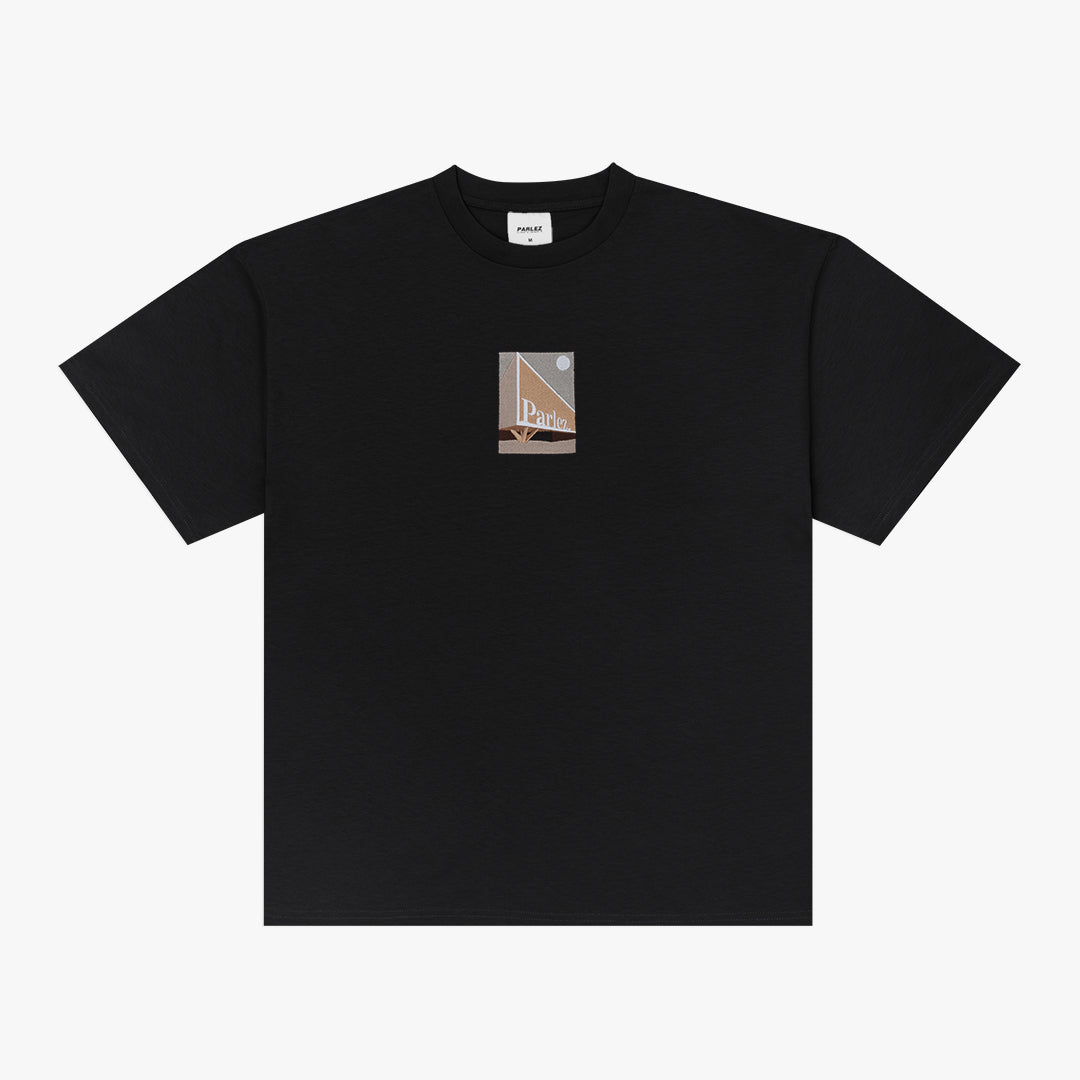 The Mens Colfax Oversized T-Shirt Black from Parlez clothing