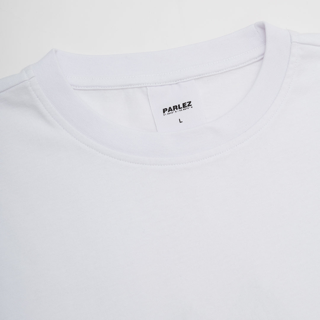 The Mens Colfax Oversized T-Shirt White from Parlez clothing