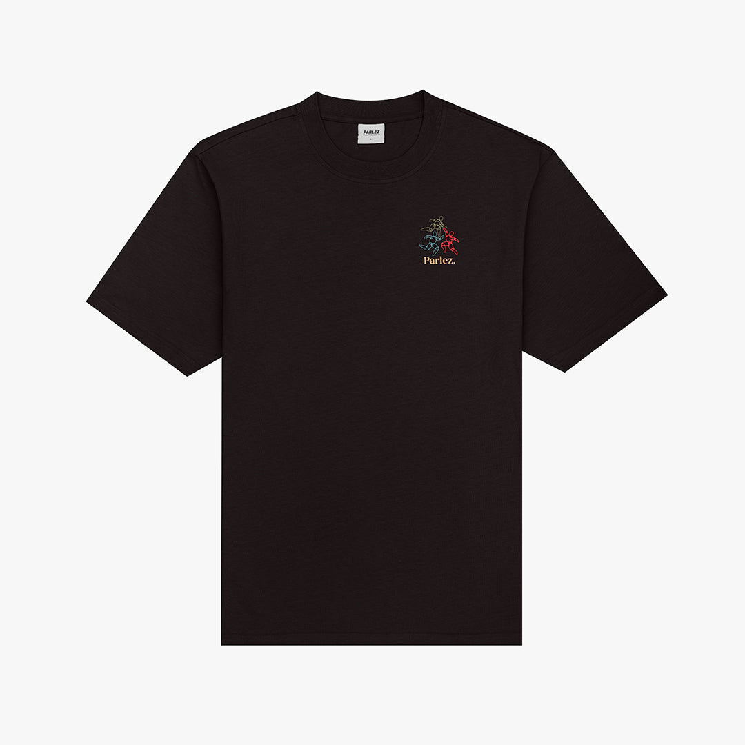 The Mens Corpora T-Shirt Black from Parlez clothing