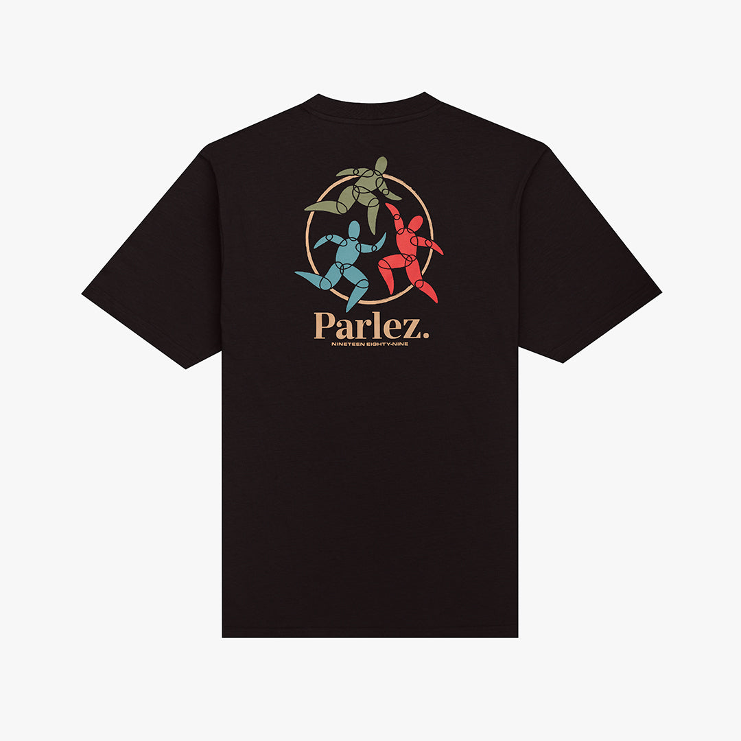 The Mens Corpora T-Shirt Black from Parlez clothing