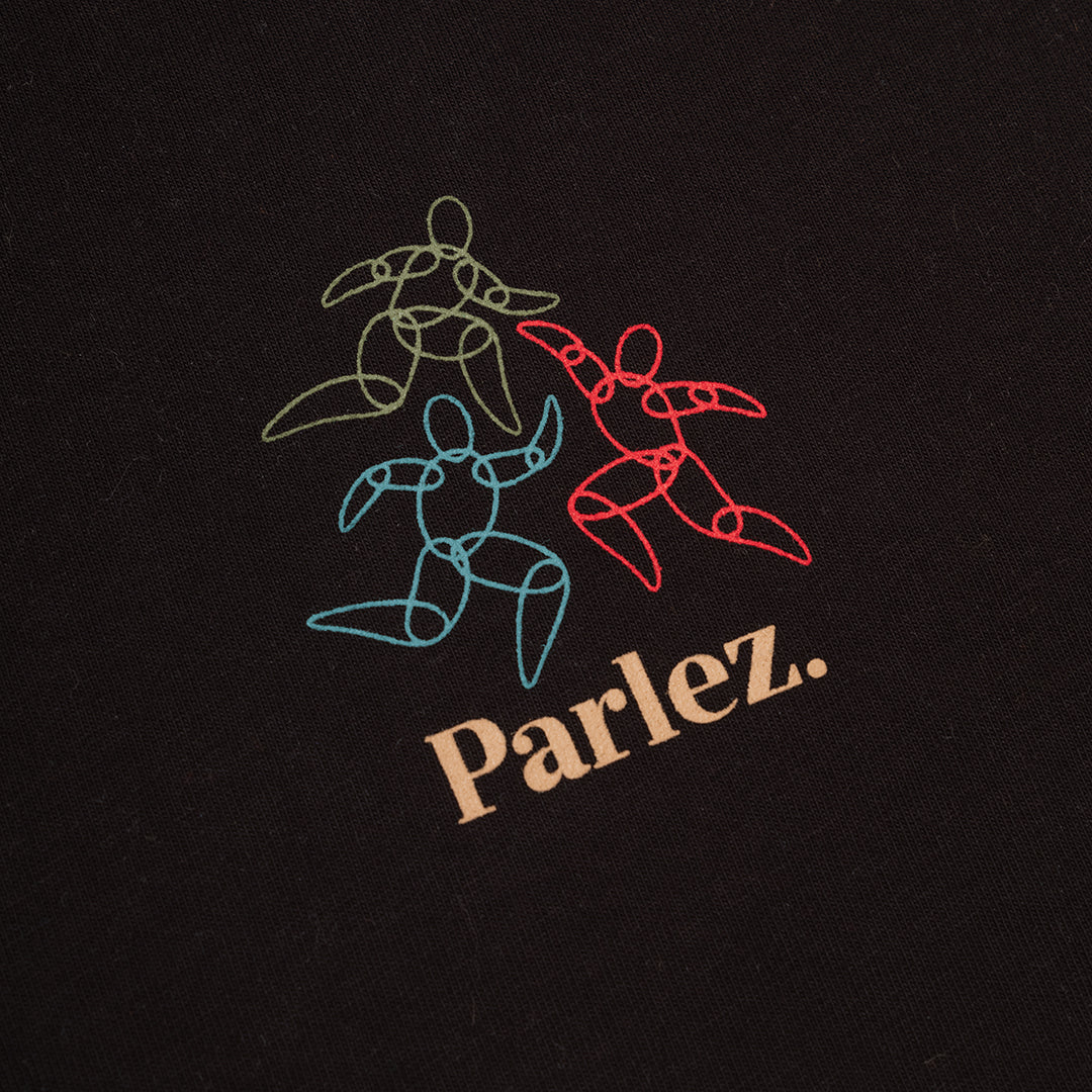 The Mens Corpora T-Shirt Black from Parlez clothing