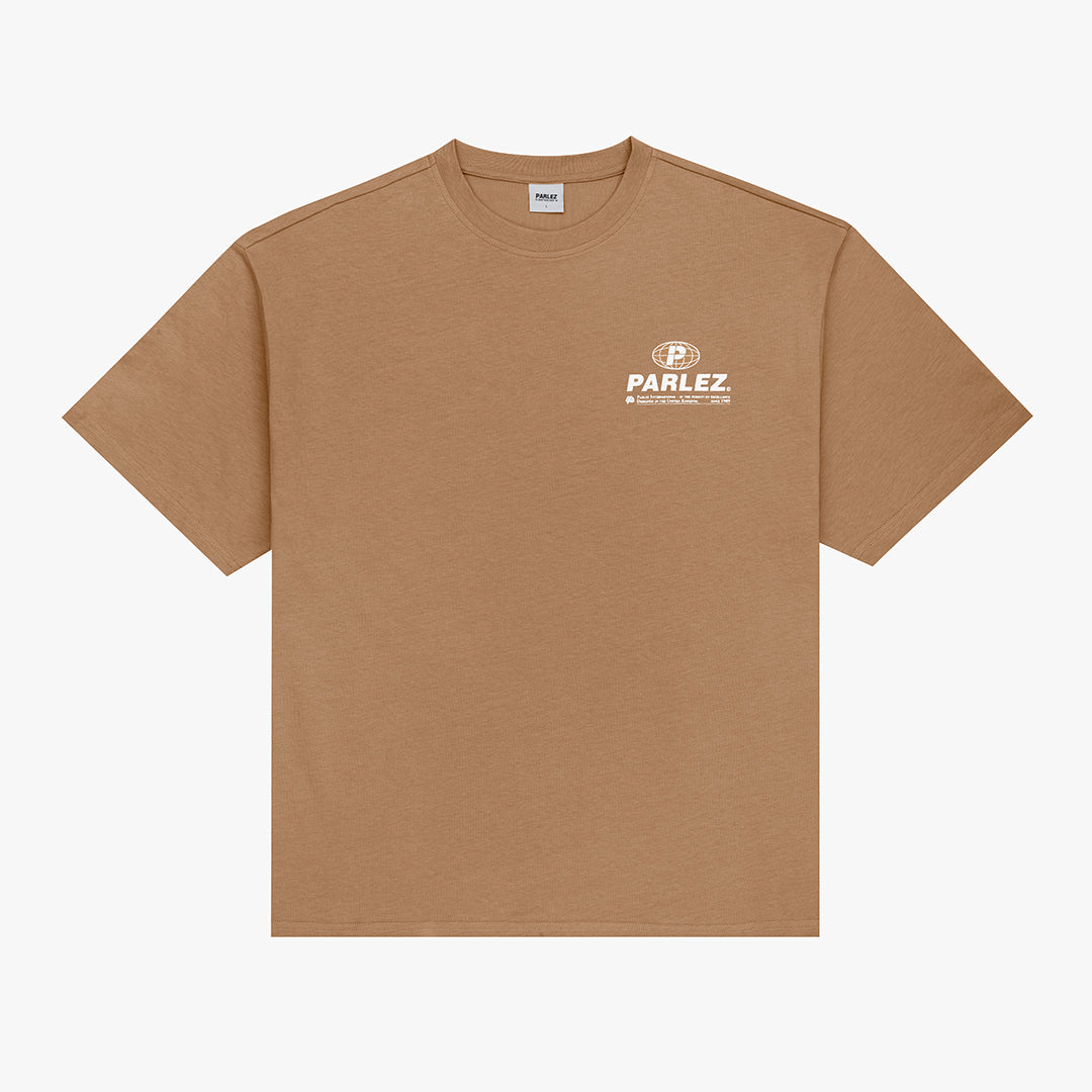 The Mens Craft Os T-Shirt Sand from Parlez clothing