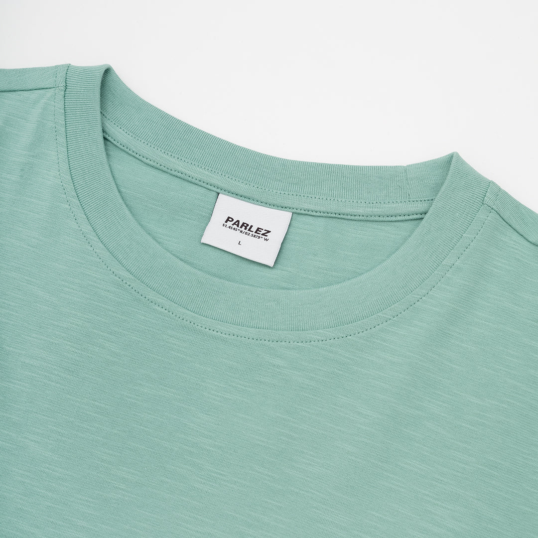 The Mens Crossley Oversized T-Shirt Mineral from Parlez clothing