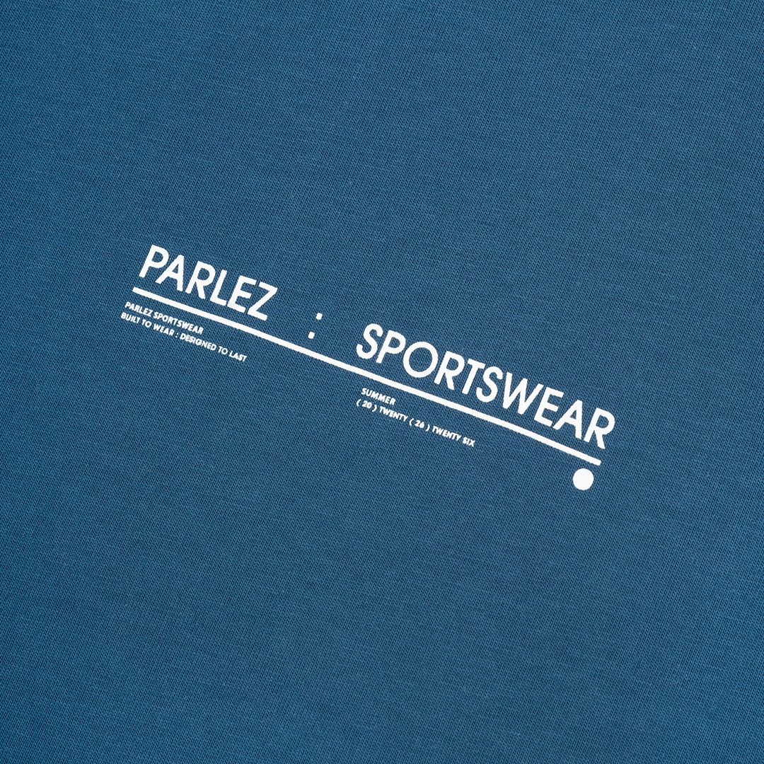 The Mens Crossley Oversized T-Shirt Oceanic from Parlez clothing