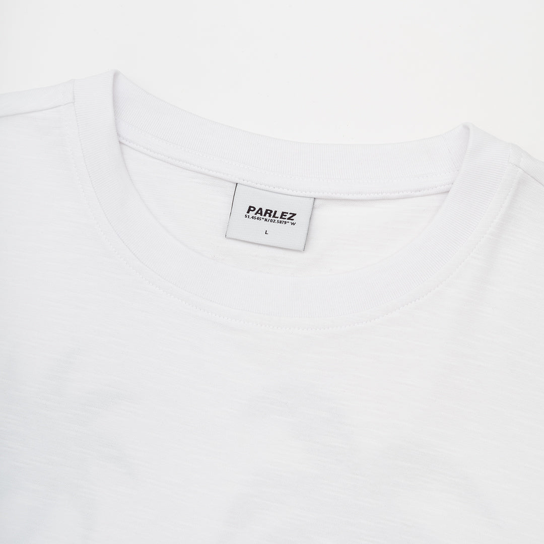 The Mens Crossley Oversized T-Shirt White from Parlez clothing