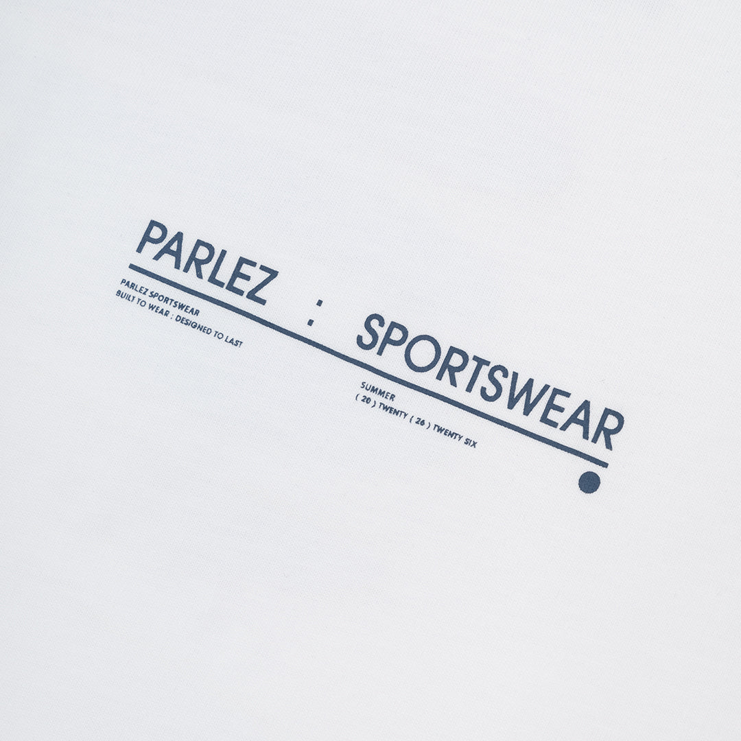 The Mens Crossley Oversized T-Shirt White from Parlez clothing