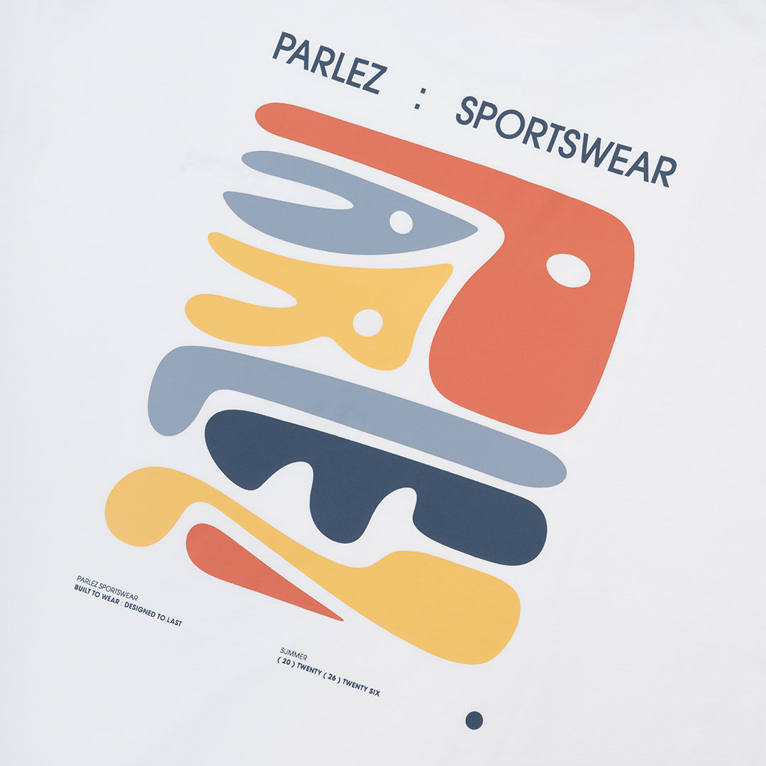 The Mens Crossley Oversized T-Shirt White from Parlez clothing