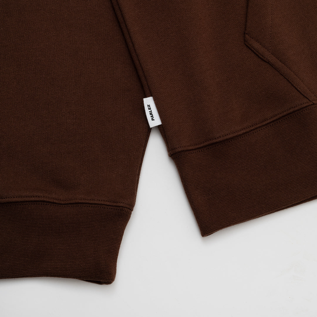 The Mens Avery Hoodie Mocha Brown from Parlez clothing