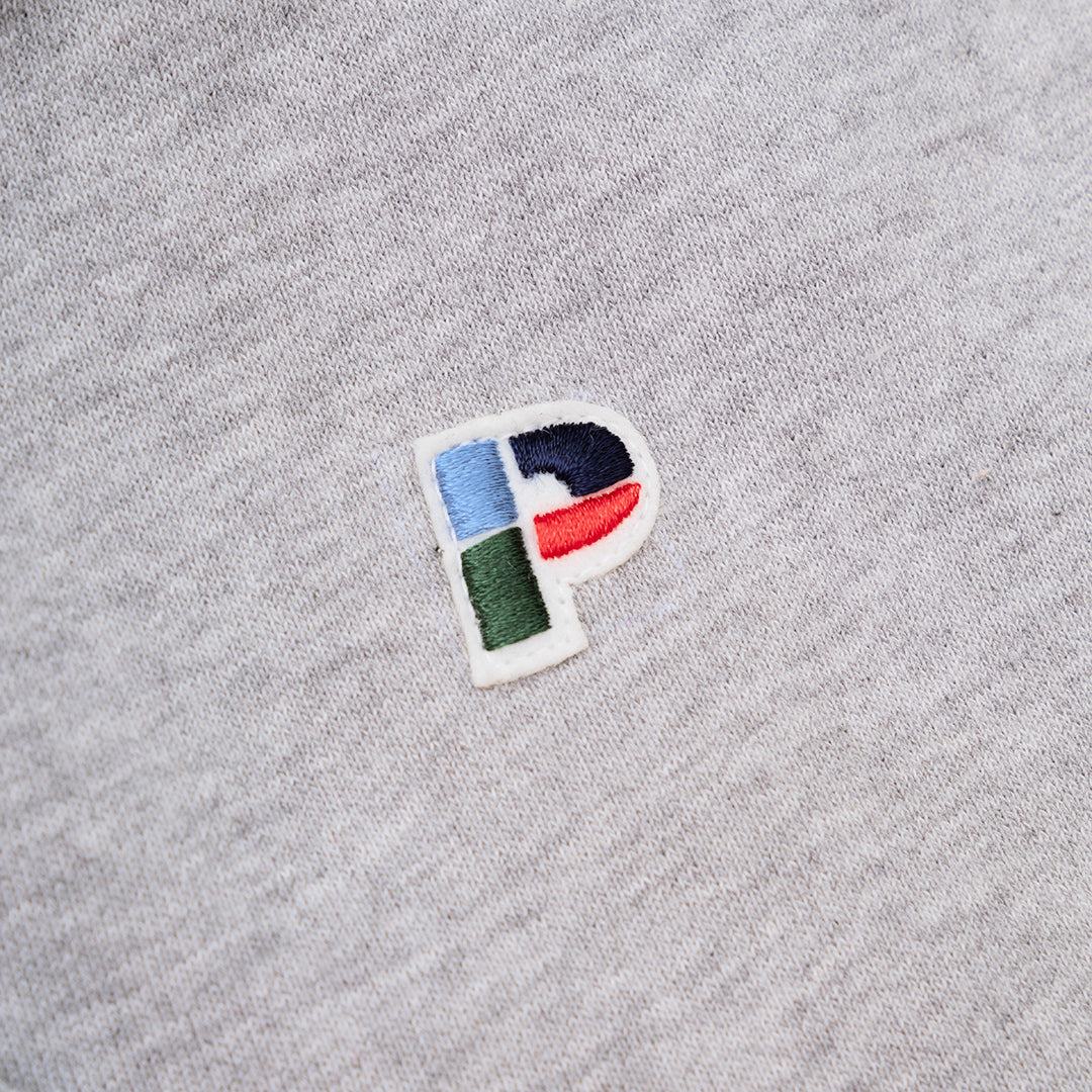 The Mens Demi Zip Hoodie Heather from Parlez clothing