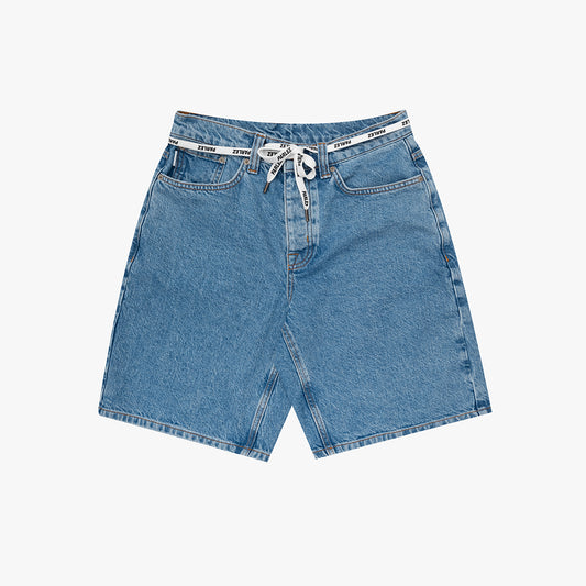 The Mens Serge Shorts Light Indigo Wash from Parlez clothing