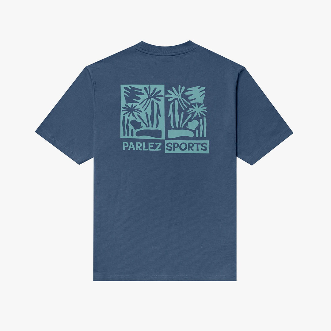 The Mens Destin T-Shirt Lagoon from Parlez clothing