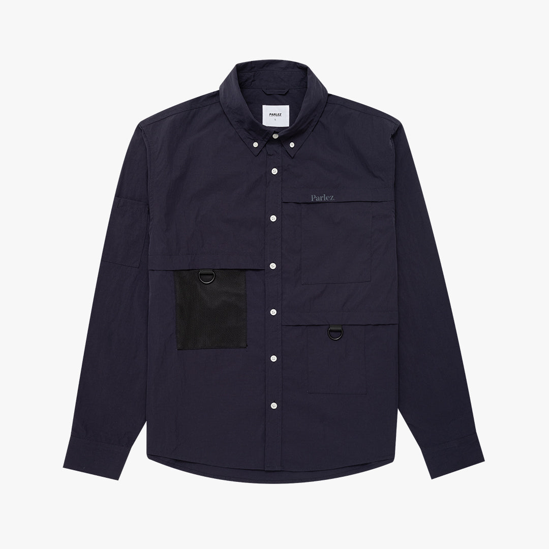 The Mens Dustin Shirt Navy from Parlez clothing