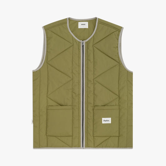 Elkins Gilet Olive Green