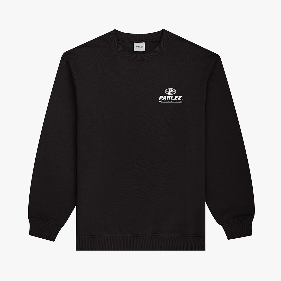 The Mens Excel Sweatshirt Black from Parlez clothing