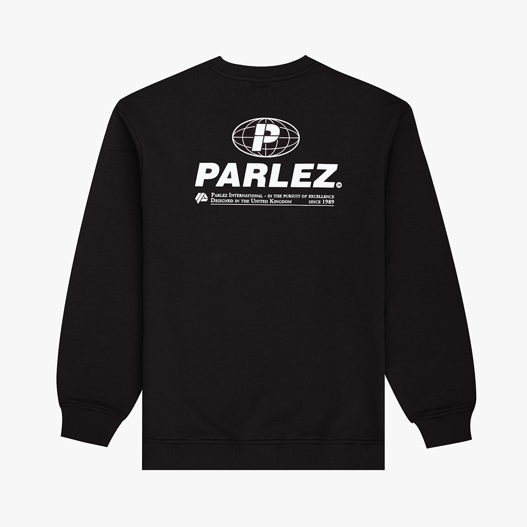 The Mens Excel Sweatshirt Black from Parlez clothing