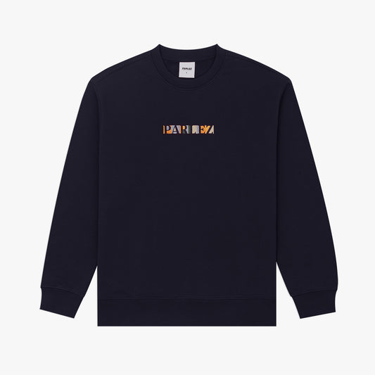 The Mens Felipe Sweatshirt Navy from Parlez clothing