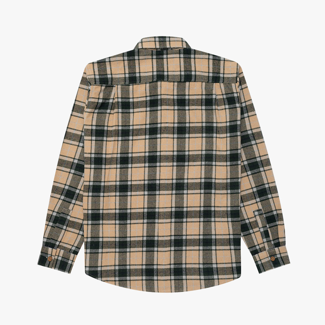 The Mens Fernley Shirt Green Check from Parlez clothing