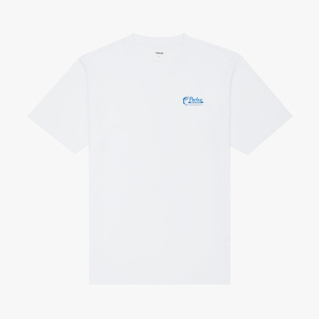 The Mens Dorsal T-Shirt White from Parlez clothing