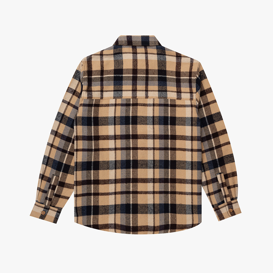 The Mens Rivington Shirt Blue Check from Parlez clothing