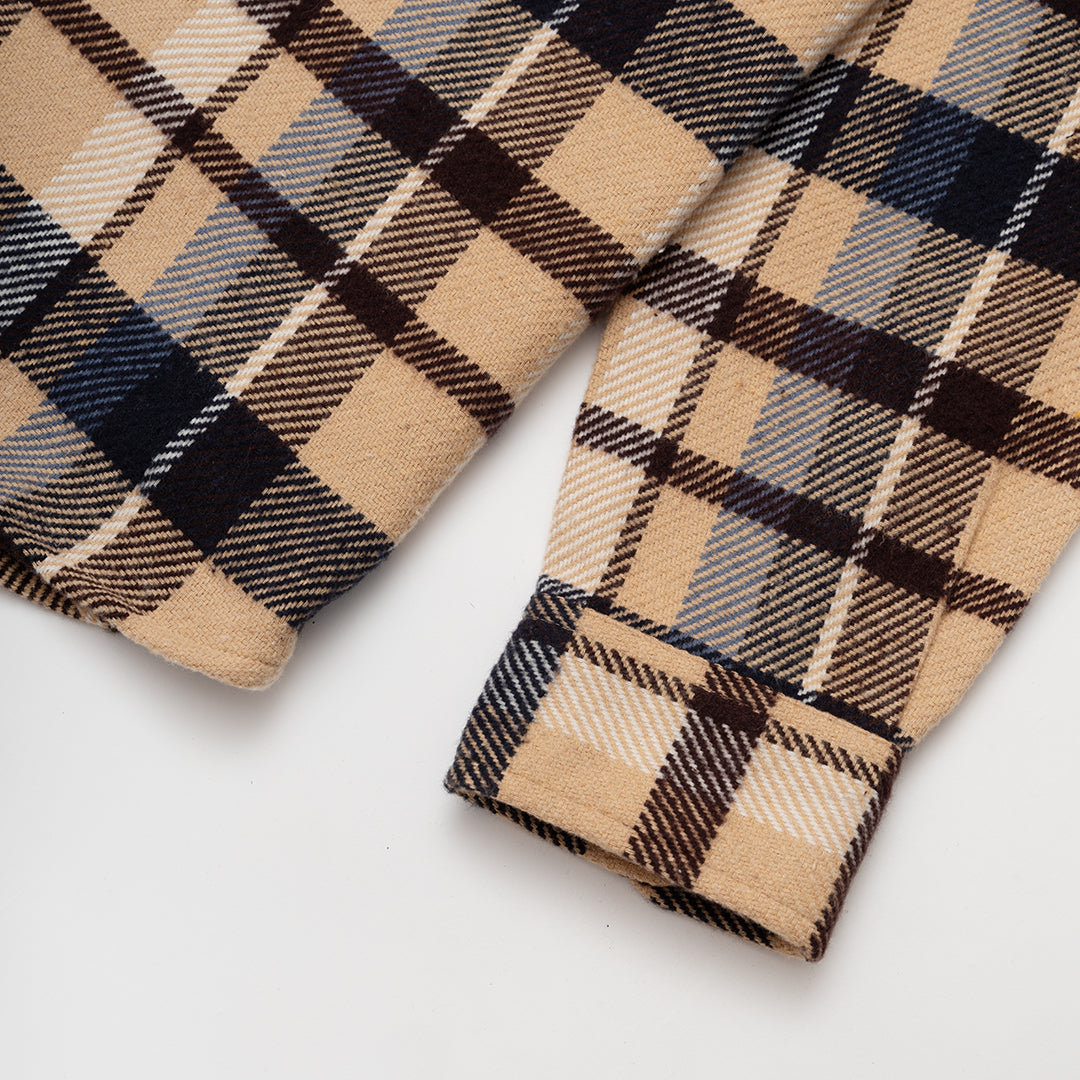 The Mens Rivington Shirt Blue Check from Parlez clothing