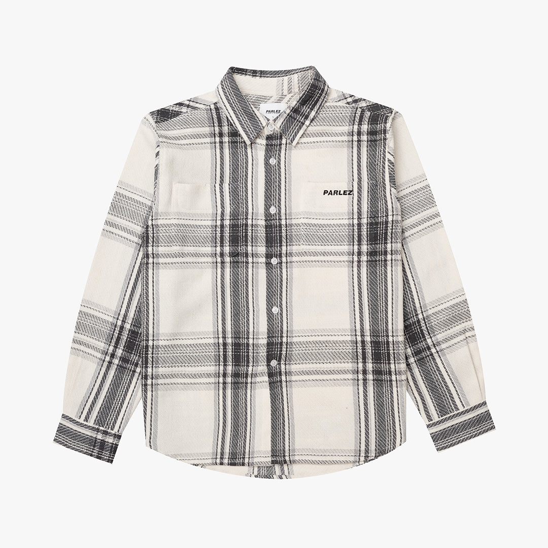 The Mens Brooklyn Shirt Black Check from Parlez clothing