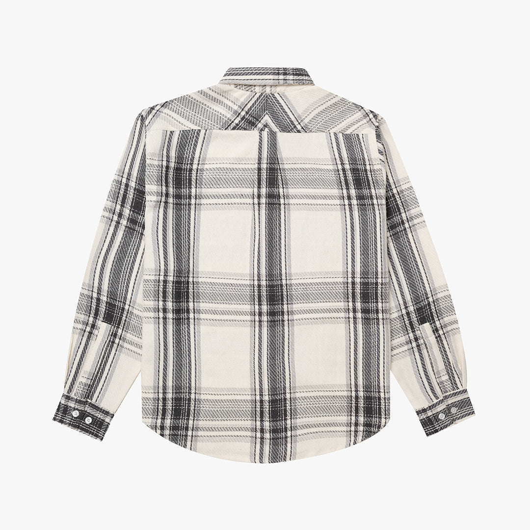 The Mens Brooklyn Shirt Black Check from Parlez clothing
